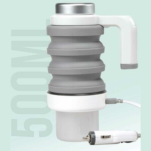 کتری برقی تاشو خودرو مسافرتی و کمپینگ گرین