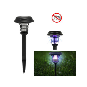 خرید بهترین چراغ سولار مخصوص فضای سبز KOLE IMPORTS Bulk Buys Outdoor Garden Solar LED Light And UV Bug Zapper OC-277