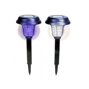 چراغ سولار مخصوص فضای سبز KOLE IMPORTS Bulk Buys Outdoor Garden Solar LED Light And UV Bug Zapper OC-277