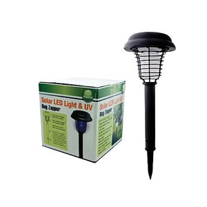 بهترین چراغ سولار مخصوص فضای سبز KOLE IMPORTS Bulk Buys Outdoor Garden Solar LED Light And UV Bug Zapper OC-277