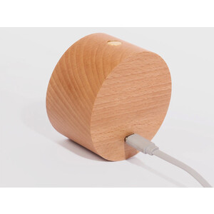خرید چراغ دیواری چوبی با قابلیت چرخش Wooden Wall Lamp USB Rechargeable Night Light Touch Dimming Magnetic 360 ° Rotate