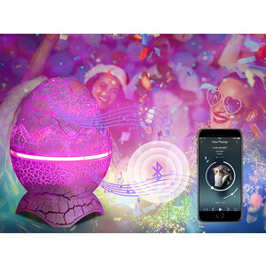 خرید پروژکتور ستاره نور شب مدل تخم دایناسور Dinosaur Egg Galaxy Projector Starry Night Light