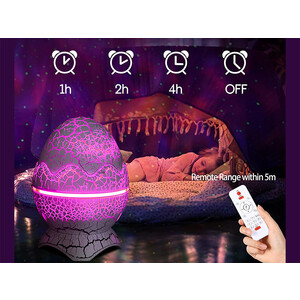فروش پروژکتور ستاره نور شب مدل تخم دایناسور Dinosaur Egg Galaxy Projector Starry Night Light