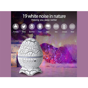 خرید پروژکتور ستاره نور شب مدل تخم دایناسور Dinosaur Egg Galaxy Projector Starry Night Light