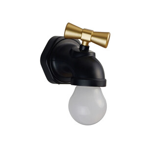 خرید چراغ مدل شیر آب Vintage Retro Style USB Rechargeable Smart Voice Control Faucet Tap Lamp LED Night Light