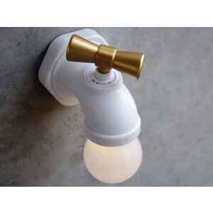 قیمت چراغ مدل شیر آب Vintage Retro Style USB Rechargeable Smart Voice Control Faucet Tap Lamp LED Night Light