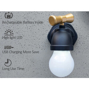 فروش چراغ مدل شیر آب Vintage Retro Style USB Rechargeable Smart Voice Control Faucet Tap Lamp LED Night Light