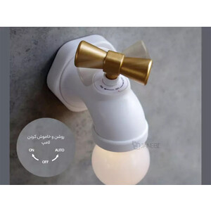 قیمت چراغ مدل شیر آب Vintage Retro Style USB Rechargeable Smart Voice Control Faucet Tap Lamp LED Night Light