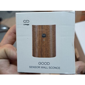 خرید چراغ دیواری سنسور حرکتی قابل شارژ چوبی Auraglow Wooden Rechargeable Motion Sensor Wall Light TAIGA