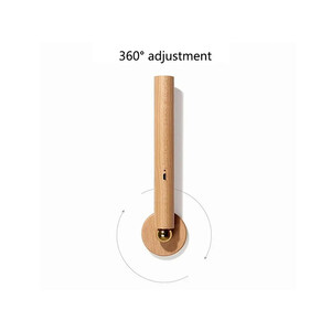قیمت چراغ دیواری ال ای دی چوبی قابل چرخش 360 درجه360 Degree Rotatable Wooden LED Wall Lamp