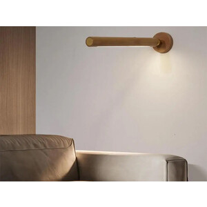 کیفیت چراغ دیواری ال ای دی چوبی قابل چرخش 360 درجه360 Degree Rotatable Wooden LED Wall Lamp