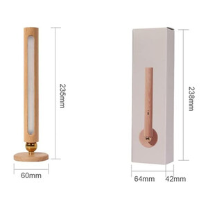 فروش چراغ دیواری ال ای دی چوبی قابل چرخش 360 درجه360 Degree Rotatable Wooden LED Wall Lamp