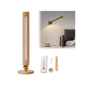 کیفیت چراغ دیواری ال ای دی چوبی قابل چرخش 360 درجه360 Degree Rotatable Wooden LED Wall Lamp