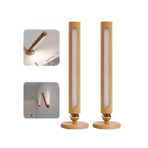 بهترین چراغ دیواری ال ای دی چوبی قابل چرخش 360 درجه360 Degree Rotatable Wooden LED Wall Lamp