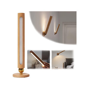 قیمت چراغ دیواری ال ای دی چوبی قابل چرخش 360 درجه360 Degree Rotatable Wooden LED Wall Lamp