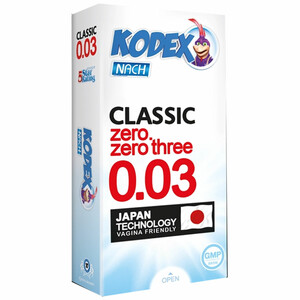 کاندوم ناچ کدکس KODEX مدل CLASSIC ضخامت بسیار نازک 30 میکرون