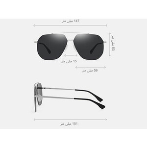 کیفیت عینک دودی مردانه karen bazaar LY2327 Men's sunglasses UV400