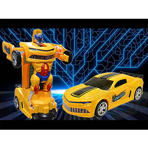 قیمت ماشین الکترونیکی کودکان Robot Deformation Car For Kids Play Deformed Super Car For Kids