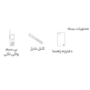 قیمت بی سیم واکی تاکی شیائومی Xiaomi Walkie Talkie 2S 1.77'' Color Screen 4W XMDJJ04FY