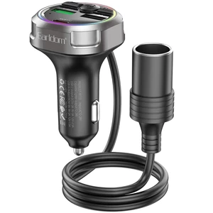 شارژر فندکی و اف ام پلیر ارلدام مدل ET-M113 توان 84 وات