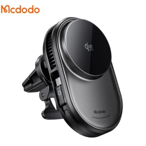 هولدر موبایل ماشین و شارژر وایرلس 25 وات مک دودو مدل CH-840 با فن