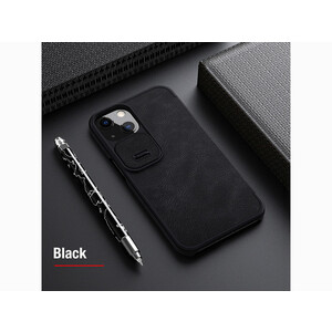کیف چرمی نیلکین آیفون 13 Nillkin Apple iPhone 13 Qin Pro leather case