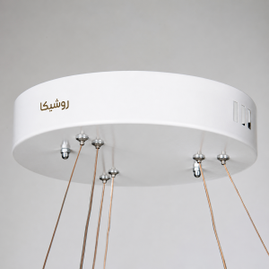 کالا66/لوستر مدرن دو حلقه LED ریموت‌دار مدل s13  برند نقشیکا