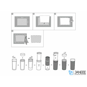 بطری آب شیائومی Xiaomi Portable Water Cup 350ml
