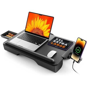 میز لپ تاپ 16 تا 17 اینچ روی پا سایجی GX3 بالشتک‌دار