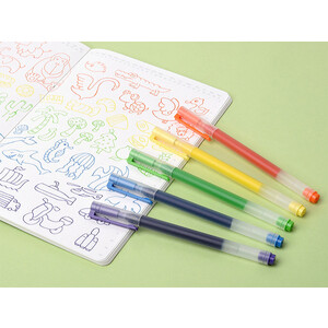 خرید بسته 5 تایی خودکار شیائومی gel pens Xiaomi Mi mjzxb03wc jumbo Colourful pen