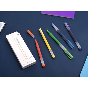 فروش بسته 5 تایی خودکار شیائومی gel pens Xiaomi Mi mjzxb03wc jumbo Colourful pen