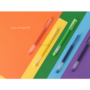 قیمت بسته 5 تایی خودکار شیائومی gel pens Xiaomi Mi mjzxb03wc jumbo Colourful pen