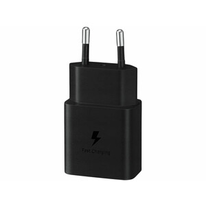 آداپتور و کابل تایپ سی اصلی فست شارژ 15 وات سامسونگ Samsung 15W Type-C With Type-C Cable