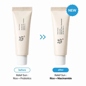 قیمت ضد آفتاب بی رنگ بیوتی آف جوسان مدل Relief Sun با SPF50+ و حجم 50ml