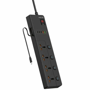 چند راهی برق گرین لاین Green Lion مدل GS-800 با 4 سوکت 5 پورت