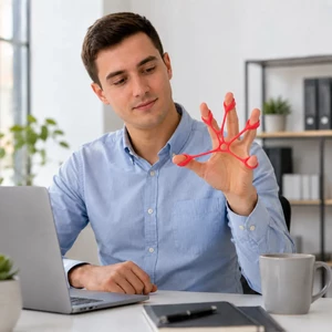 کش تقویت انگشت قرمز با مقاومت کم