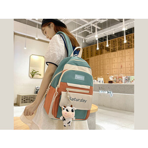 فروش کوله پشتی با ظرفیت بزرگ IOS/Aiguoshi School bag female backpack 2023 new large capacity 4079