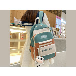 کوله پشتی با ظرفیت بزرگ IOS/Aiguoshi School bag female backpack 2023 new large capacity 4079