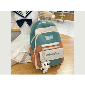 کوله پشتی با ظرفیت بزرگ IOS/Aiguoshi School bag female backpack 2023 new large capacity 4079