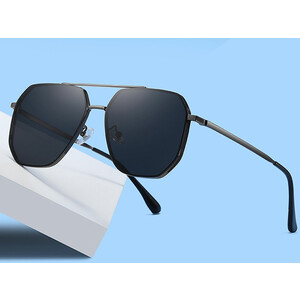 خرید عینک آفتابی مردانه پلاریزه طرح کلاسیک karen bazaar CP2261 Classic Men's Cycling Sunglasses Metal
