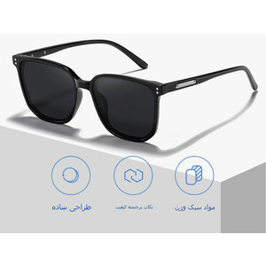 کیفیت عینک آفتابی پولاریزه karen bazaar CP3723 Polarized Sunglasses Large Frame Sunglasses TR Frame