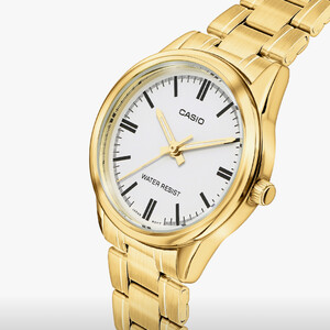ساعت مچی عقربه ای CASIO مدل LTP-V005G-7A با بند استیل طلایی