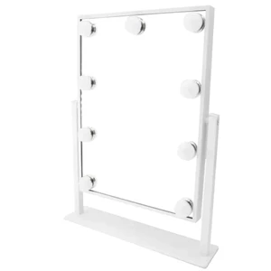 کیفیت آینه  آرایشی چراغ‌دار 9 تایی لمسی رومیزی