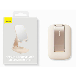 هولدر موبایل تاشو و آینه رومیزی بیسوس  Baseus Folding Phone Stand with mirror B10551501411