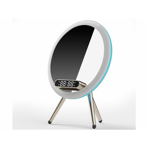 آینه رومیزی هوشمند شارژی و شارژر بی سیم چندکاره Lanlang Magic Mirror Q6