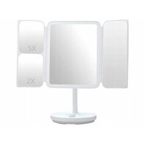 خرید آینه آرایشی شیائومی Xiaomi Jordan And Judy LED CountertopVanity Mirror Foldeable Nv536