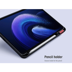 بهترین کیف محافظ تبلت 11 اینچ شیائومی نیلکین Nillkin Bevel Leather smartcover case for Xiaomi Pad 6, Pad 6 Pro