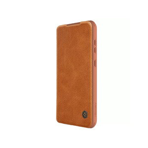 بهترین کیف محافظ سامسونگ اس 23 اف ای نیلکین Nillkin Samsung Galaxy S23 FE Qin Pro leather case