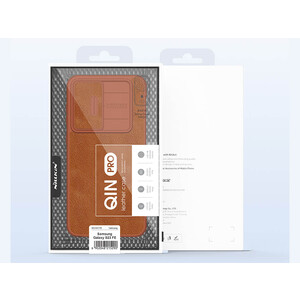 کیفیت کیف محافظ سامسونگ اس 23 اف ای نیلکین Nillkin Samsung Galaxy S23 FE Qin Pro leather case