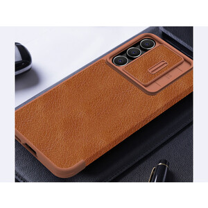 خرید کیف محافظ سامسونگ اس 23 اف ای نیلکین Nillkin Samsung Galaxy S23 FE Qin Pro leather case